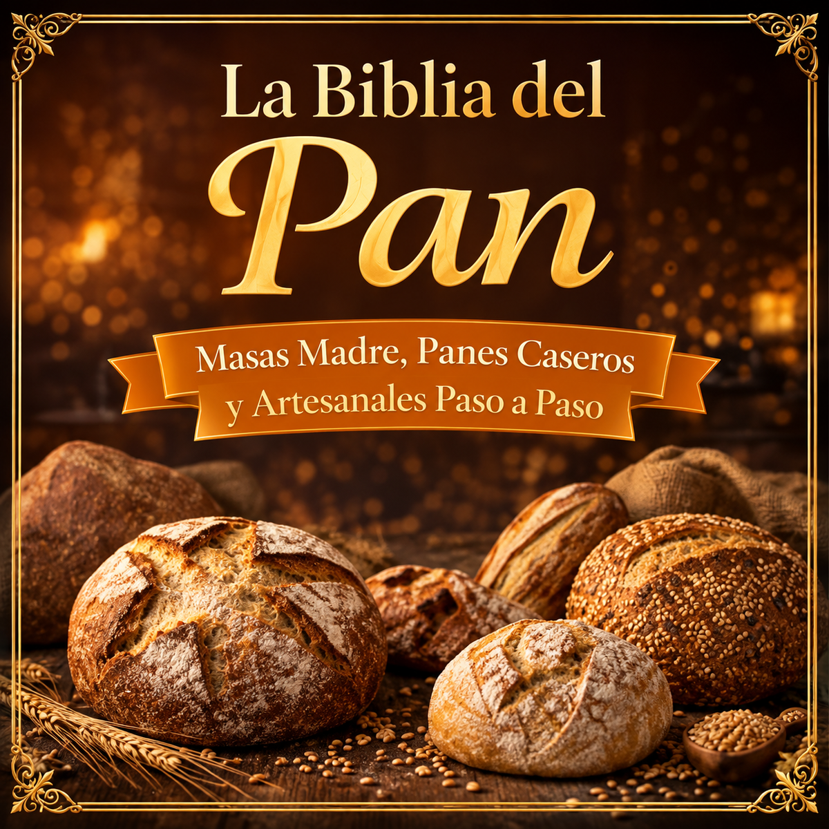 La Biblia del Pan: Masa Madre, Panes Caseros y Artesanales Paso a Paso [+500 Recetas]
